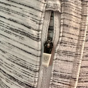 Lululemon Think Fast Hoodie Sz 6 Space Dye White Black Silverspoon thumbnail 8