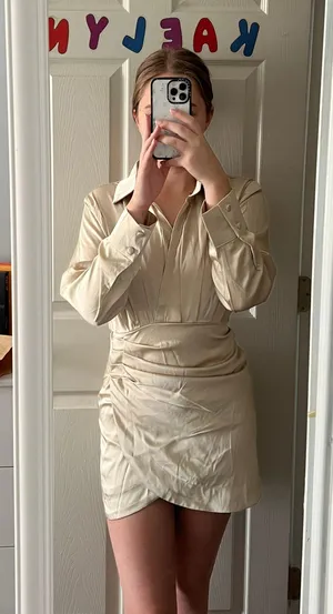 Dress Tan thumbnail 1