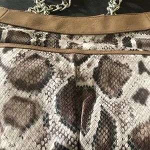 Miche Bianca Faux Leather Snake Print Demi Bag Braided Straps Base Bag & Shell thumbnail 9