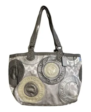 Coach Madison Mia Inlaid C Signature Leather Suede‎ Purse thumbnail 1