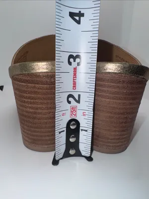 MADEWELL Harper Mules Metallic Gold Leather Women’s 5 thumbnail 7