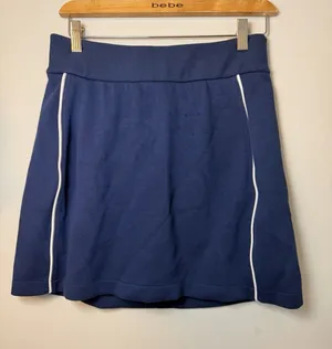 SPANX AirEssentials Pique Skort Timeless Navy size Medium NWT thumbnail 1