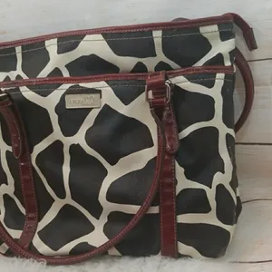Nine & Co. by Nine West giraffe shoulder purse thumbnail 3