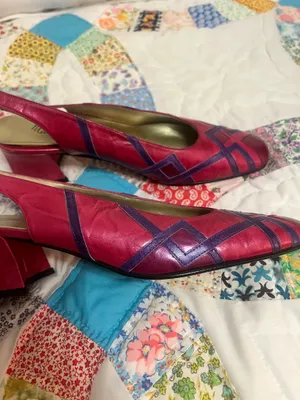 Margaret Jerrold Pink Leather Shoes Size 7.5 thumbnail 8