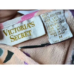 Victoria’s Secret Chiffon Chemise Babydoll Slip Dress Nightgown Lace medium 90s thumbnail 6