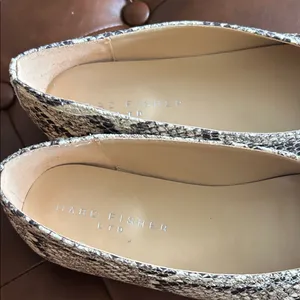 Marc Fisher Women's Snake-Print Ballet Flats - Neutral thumbnail 4