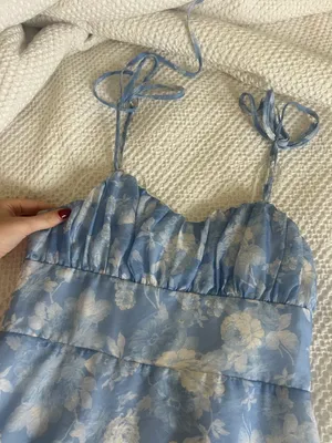 Altar'd State Blue Dress (on left) thumbnail 3