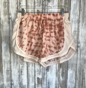 Nike Tempo Dri Fit Printed Spotted Running Orange Athletic Shorts XL thumbnail 2