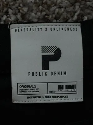 Publik Denim Black Beaded Star Flare Jeans Men’s Size 32x35 thumbnail 10