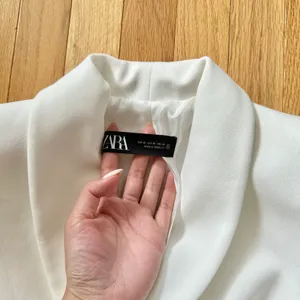 White Long Blazer  thumbnail 4