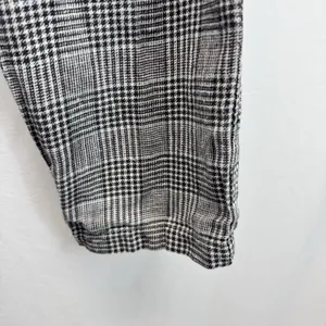 Gitano Plaid Pants 80s Sz 16 Waist 30” To 34” Grunge Academic Paperbag Baggy thumbnail 6