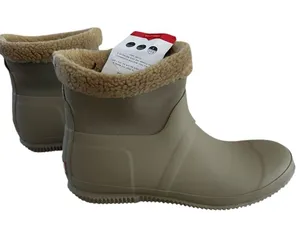 Hunter Women’s In/Out Faux Shearling Lined Boot, Allo Tan, Size UK9/US11, NWT thumbnail 1