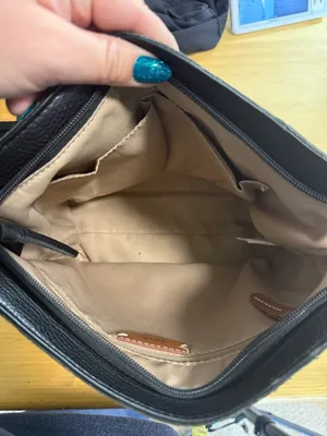 The Sak De Young Leather Hobo Bag Purse Pebbled‎ Black Shoulder Bag Neutral thumbnail 6