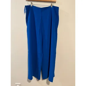 Ted Baker London Blue Pleated Culotte Pants‎ Wide Leg Size 4 NWT thumbnail 2