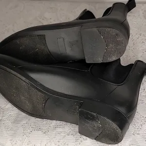 Storm by Cougar slip on pull on black rubber rain winter boots sz 7 thumbnail 5