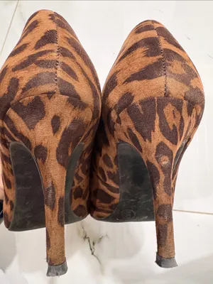 Target Leopard Print Pointed Toe Pumps - Brown & Black size 9 thumbnail 5