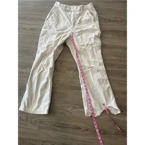 Levi’s Premium Math Club Flare Corduroy Pants Womens Size 29 Cream Y2K Boho thumbnail 11