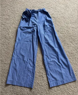Abercrombie & Fitch Wide Leg Tie Pants thumbnail 1