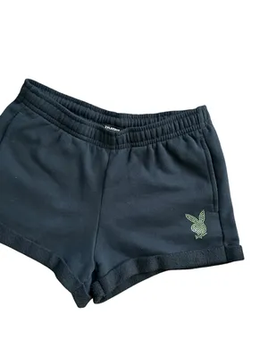 PLAYBOY by PacSun Black Sweatpants Shorts thumbnail 6