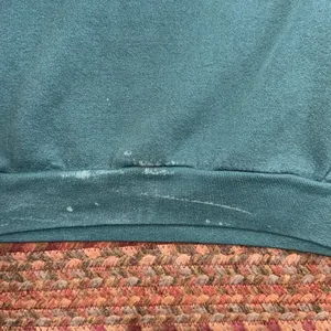 Vtg Fruit Of The Loom Teal Balloon Sweatshirt thumbnail 4