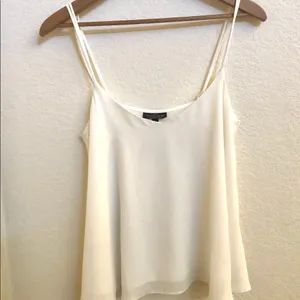 Topshop cream tank 4 thumbnail 3