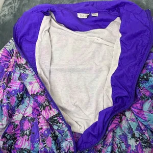Vintage 80s Colorful Windbreaker Jacket Basic By Southern Classics Women’s Large thumbnail 8