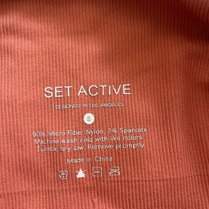 Set Active sculptflex box cut bra burnt orange - size S thumbnail 4