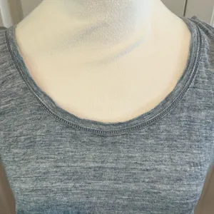 Ann Taylor‎ Large Heathered Light Blue Linen Sleeveless Tank Top thumbnail 2