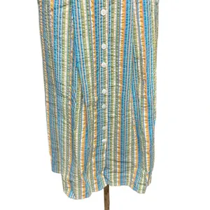 Roller Rabbit Seersucker Lindy Dress Rainbow‎ Stripe Size Medium thumbnail 7