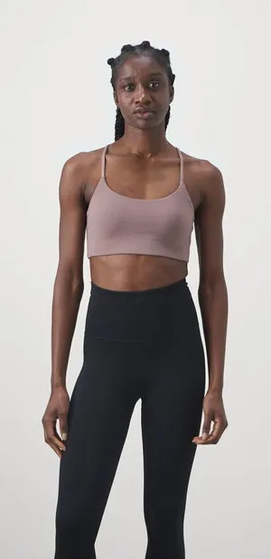 ✨Girlfriend Collective MAUVE FLOAT JULIET SZ LARGE BRA✨ thumbnail 1