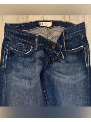 BKE Dark Blue Cropped Capri crop jeans denim thumbnail 3