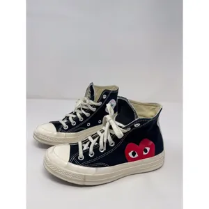 Comme Des Garcons PLAY x Converse Unisex Chuck Taylor Sneaker Men 5.5 Women 7.5 thumbnail 4