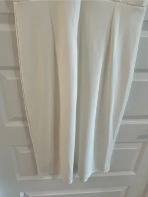 Cream Sleeveless Midi Dress Size L thumbnail 8
