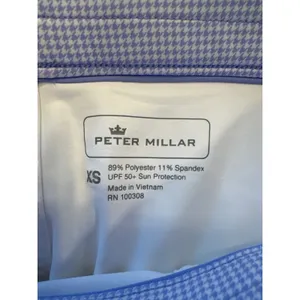 Peter Millar Womens XS Golf Skort Blue White Houndstooth Athletic UPF 50+ read thumbnail 4
