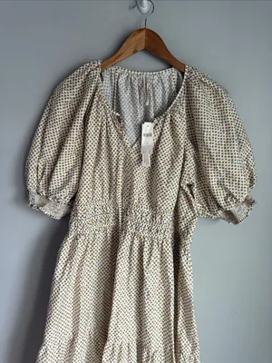 NEW Anthropologie The Somerset Maxi Dress: Puff-Sleeve Edition XL thumbnail 5
