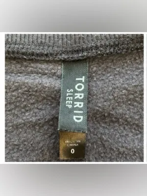 Torrid Sleep Gray Camo Lightning Bolt Pullover Sweatshirt Size 0 (Large 12/14) thumbnail 3