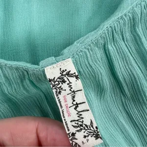 NWT Free People Cascades Tank Top ruffle camisole Sz s‎ thumbnail 4