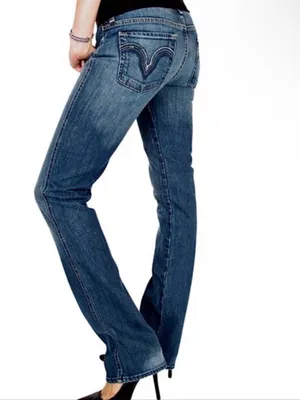 7 For All Mankind Kate Straight Leg Jeans Women’s 28 thumbnail 2