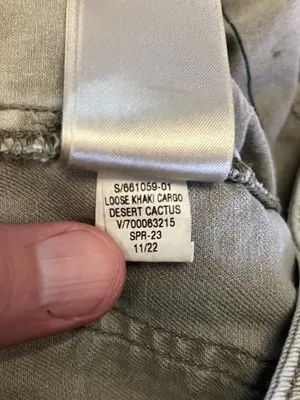 Gap Pants Womens 6 Green Loose Khaki Cargo Twill Relaxed Fit Pockets Casual thumbnail 10