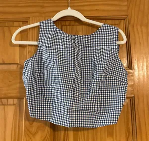 Open back top Blue thumbnail 1