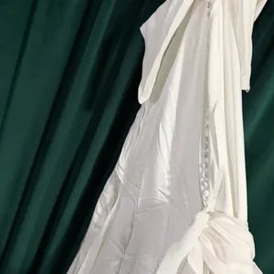 For Love & Lemons Cora White Off the Shoulder Slit Bridal Gown Size XS thumbnail 7