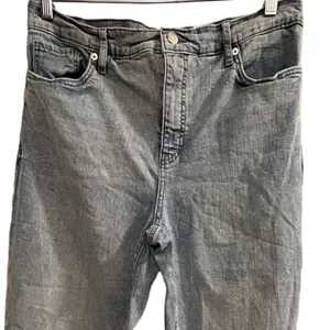 Banana Republic Women's High-Rise Straight Jeans Size 12 Blue‎ Light Wash thumbnail 3