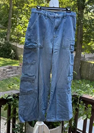 Gap Womens Carpenter Jeans Baggy Fit HighRise Gorpcore Size 10 / 30 thumbnail 1