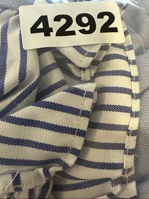 English Factory Light Blue and White Striped Mini Dress Size‎ Medium thumbnail 6