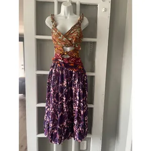Zimmermann Aliane Cut Out Midi Dress Mixed Paisley Print Cotton Summer Dress thumbnail 8