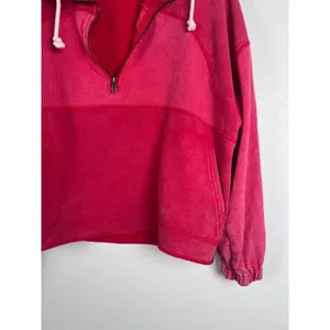 Hem & Thread Women's 1/4‎ Zip Pullover Sz M thumbnail 3
