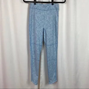 Gymshark Malibu Blue Fleur Texture Leggings Sz.M thumbnail 2