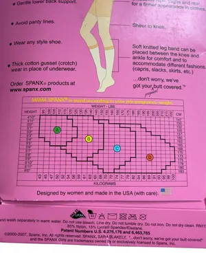 SPANX Mama Black Footless Maternity Tights Size B NEW NWT thumbnail 2