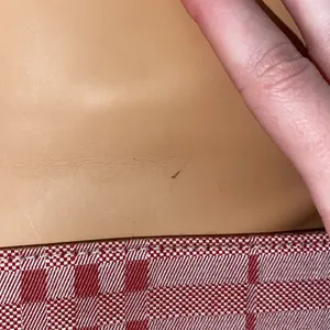 Burberry Vintage Authentic Red Denim Shoulder Bag thumbnail 6