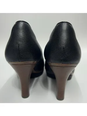 Sofft Premier Mandy Platform Heels Size 8.5 Black Leather Ortholite Footbed thumbnail 5